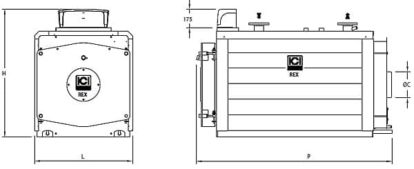 Котлы REX чертеж